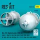 Reskit Rs32-0571 1/32 Mk-xvii Depth Bombs 350 Lb 4 Pcs Resin Kit