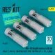 Reskit Rs32-0572 1/32 Mk-38 Depth Bombs 650 Lb 4 Pcs Resin Kit