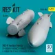 Reskit Rs32-0588 1/32 B43-0 Nuclear Bombs 2 Pcs Resin Kit