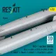 Reskit Rs32-0589 1/32 Dummy Resin Kit B43-1 Nuclear Bombs 2 Pcs Resin Kit