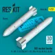 Reskit Rs32-0590 1/32 Dummy Resin Kit B83 Nuclear Bombs 2 Pcs Resin Kit