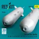 Reskit Rs32-0590 1/32 Dummy Resin Kit B83 Nuclear Bombs 2 Pcs Resin Kit