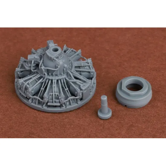 Sbs 48100 1/48 F4f-4 Wildcat Engine Set For Eduard Kit