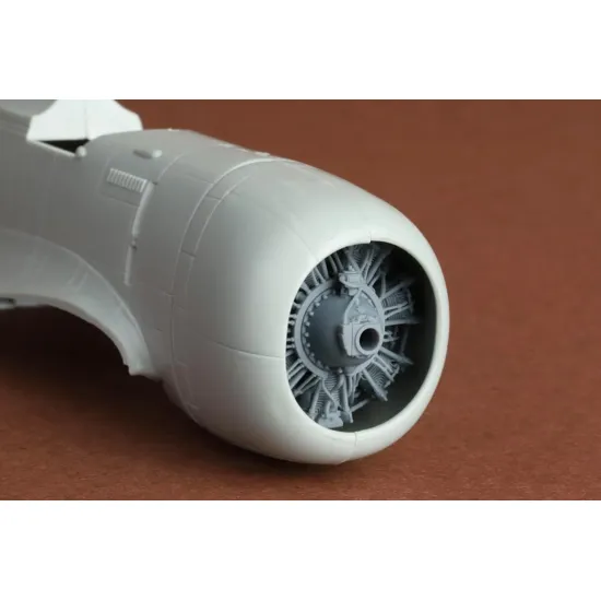 Sbs 48101 1/48 Hawk H75a-3 French Af Engine Set For Wolfpack/Hobbycraft Kit