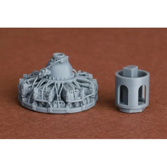 Sbs 48101 1/48 Hawk H75a-3 French Af Engine Set For Wolfpack/Hobbycraft Kit