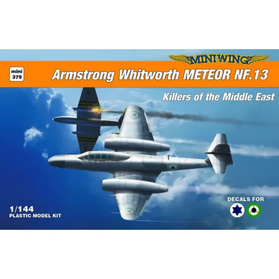 Miniwing 379 1/144 Amstrong Withworth Meteor Nf 13 / Killers Of The Middle East Plastic Model Kit