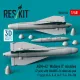 Reskit Rs48-0563 1/48 Agm-62 Walleye Ii Missiles 2 Pcs With An/Awg-16 Data Link Pod 1 Pcs