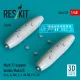 Reskit Rs48-0579 1/48 Mark 77 Napalm Bombs Mod.4/5 2pcs