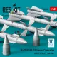 Reskit Rs48-0581 1/48 R-27er Aa-10 Alamo-c Missiles 4 Pcs