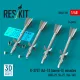 Reskit Rs48-0582 1/48 R-27et Aa-10 Alamo-d Missiles 4 Pcs