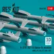 Reskit Rs48-0582 1/48 R-27et Aa-10 Alamo-d Missiles 4 Pcs