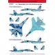 Foxbot 72-076 1/72 Ukrainian Su-27 And Su-27ub With Flora Camouflage For Airfix Hasegawa Heller Icm Trumpeter Kits
