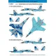 Foxbot 48-094 1/48 Ukrainian Su-27 And Su-27ub With Flora Camouflage For Academy Eduard Great Wall Hobby Hobbyboss Kitty Hawk Kits