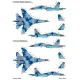 Foxbot 48-094 1/48 Ukrainian Su-27 And Su-27ub With Flora Camouflage For Academy Eduard Great Wall Hobby Hobbyboss Kitty Hawk Kits