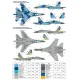 Foxbot 48-094 1/48 Ukrainian Su-27 And Su-27ub With Flora Camouflage For Academy Eduard Great Wall Hobby Hobbyboss Kitty Hawk Kits