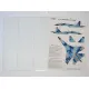 Foxbot Fm32-006 1/32 Su-27pm-1 Blue 58 Ukrainian Air Forces Digital Camouflage Use/Foxbot Decal For Trumpeter Kit