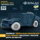 Spalah 26435 1/35 Set Of Scale Models Wheels Goodyear Wrangler For Hmmwv Military Trucks With 24 Bolts 5 Pcs
