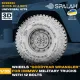 Spalah 26535 1/35 Set Of Scale Models Wheels Goodyear Wrangler For Hmmwv Military Trucks With 12 Bolts 5 Pcs