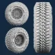 Spalah 26535 1/35 Set Of Scale Models Wheels Goodyear Wrangler For Hmmwv Military Trucks With 12 Bolts 5 Pcs