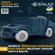Spalah 26635 1/35 Set Of Scale Models Wheels Goodyear Wrangler For Hmmwv Military Trucks With 8 Bolts 5 Pcs