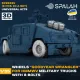 Spalah 26635 1/35 Set Of Scale Models Wheels Goodyear Wrangler For Hmmwv Military Trucks With 8 Bolts 5 Pcs
