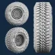 Spalah 26635 1/35 Set Of Scale Models Wheels Goodyear Wrangler For Hmmwv Military Trucks With 8 Bolts 5 Pcs