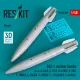 Reskit Rs48-0589 1/48 B43-1 Nuclear Bombs 2 Pcs Resin Kit