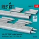 Reskit Rs48-0599 1/48 Lau-33 Zuni Rocket Launcher For Us Army And Navy 2 Pcs