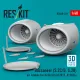 Reskit Rsu48-0249 1/48 Buccaneer S.2c/D, S.2b Air Intakes For Airfix Kit A12012, A12014