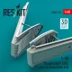 Reskit Rsu48-0406 1/48 F-105 Thunderchief F.o.d. Covers For Reskit Rsu48-0338