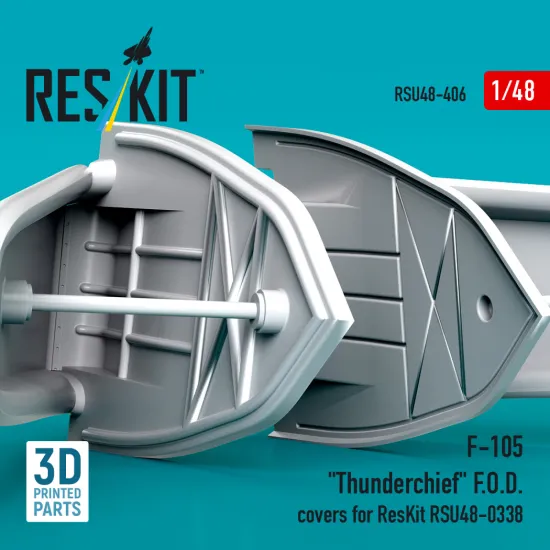 Reskit Rsu48-0406 1/48 F-105 Thunderchief F.o.d. Covers For Reskit Rsu48-0338