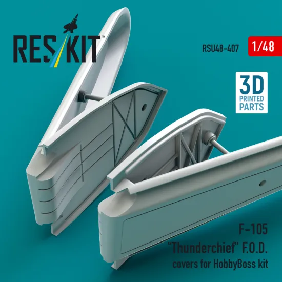 Reskit Rsu48-0407 1/48 F-105 Thunderchief F.o.d. Covers For Hobbyboss Kit