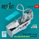 Reskit Rsu48-0462 1/48 Mirage 2000c Cockpit Basic Edition With 3d Decals For Kinetic Kit