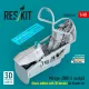 Reskit Rsu48-0464 1/48 Mirage-2000-5 Cockpit Basic Edition With 3d Decals For Kinetic Kit