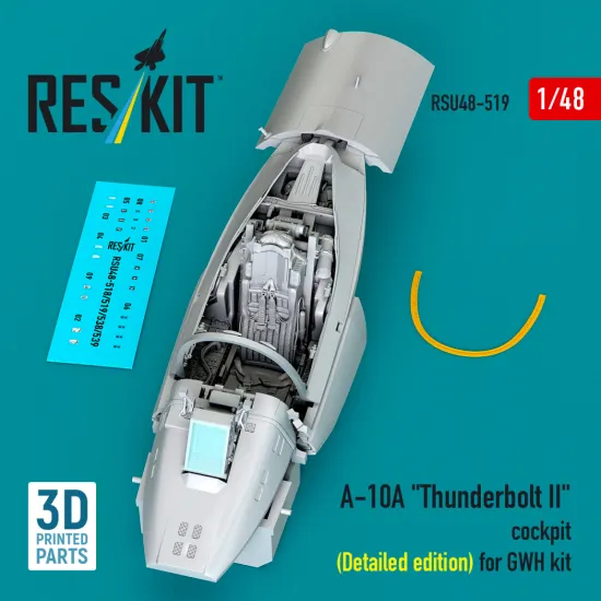 Reskit Rsu48-0519 1/48 A-10a Thunderbolt Ii Cockpit Detailed Edition For Gwh Kit
