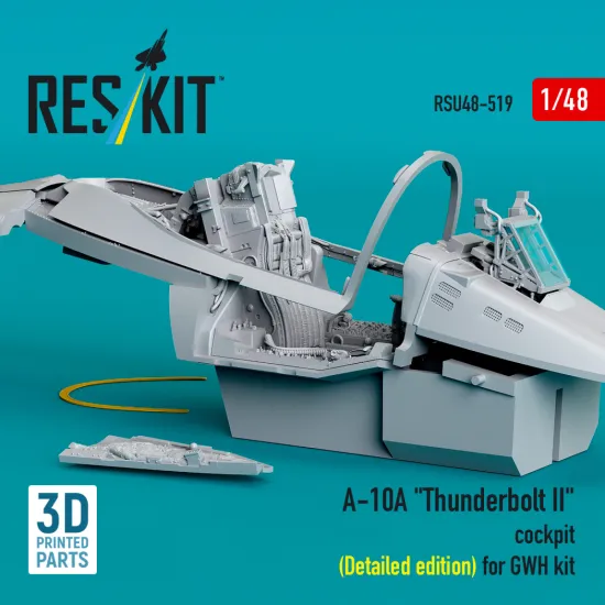 Reskit Rsu48-0519 1/48 A-10a Thunderbolt Ii Cockpit Detailed Edition For Gwh Kit