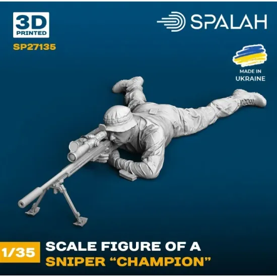 Spalah 27135 1/35 Figures Model Kit Sniper Champion
