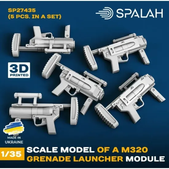 Spalah 27435 1/35 Set Of Scale Models M320 Grenade Launcher Modules 5 Pcs