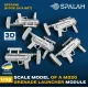 Spalah 27435 1/35 Set Of Scale Models M320 Grenade Launcher Modules 5 Pcs