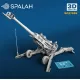 Spalah 27535 1/35 Scale Model American Artillery Gun M777a2