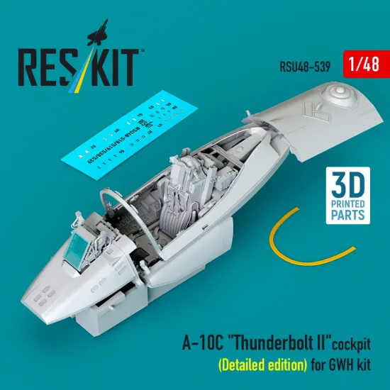 Reskit Rsu48-0539 1/48 A-10c Thunderbolt Ii Cockpit Detailed Edition For Gwh Kit