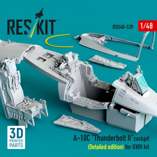 Reskit Rsu48-0539 1/48 A-10c Thunderbolt Ii Cockpit Detailed Edition For Gwh Kit