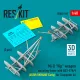 Reskit Rsu48-0549 1/48 Mi-8 Hip Weapon Mounting Frame With Bd3-57krv For Trumpeter Kit Ussr/Ukraine Early 2 Pcs