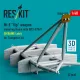 Reskit Rsu48-0550 1/48 Mi-8 Hip Weapon Mounting Frame With Bd3-57krv For Trumpeter Kit Ukraine Late 2 Pcs