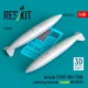 Reskit Rsu48-0552 1/48 Tornado F3/Gr1/Gr4 1500l Underwing Fuel Tanks Riveted Raf/Rsaf 2 Pcs