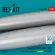 Reskit Rsu48-0552 1/48 Tornado F3/Gr1/Gr4 1500l Underwing Fuel Tanks Riveted Raf/Rsaf 2 Pcs
