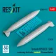 Reskit Rsu48-0552 Tornado IDS/ECR 1500L underwing fuel tanks (welded) (German AF / Italian AF) (2 pcs) (3D Printed) (1/48)