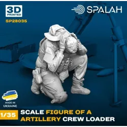 Spalah 28035 1/35 Scale Figure Artillery Crew Loader