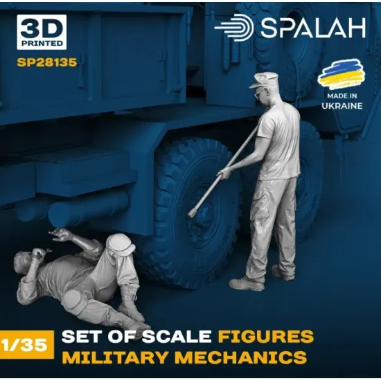 Spalah 28135 1/35 Set Of Figures Military Mechanics