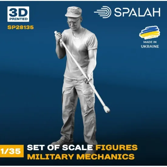 Spalah 28135 1/35 Set Of Figures Military Mechanics